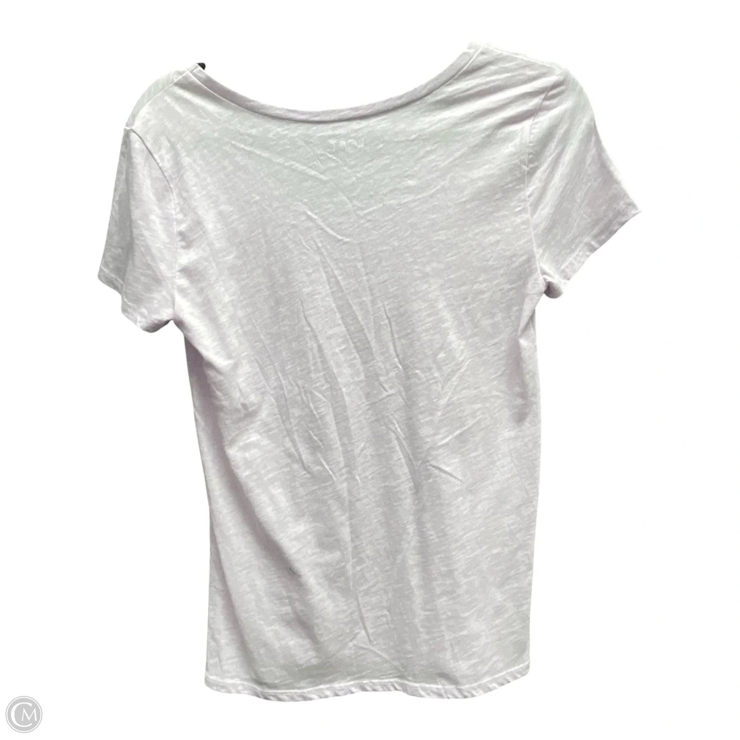 Top Short Sleeve Basic By Loft In Purple, Size: Xs