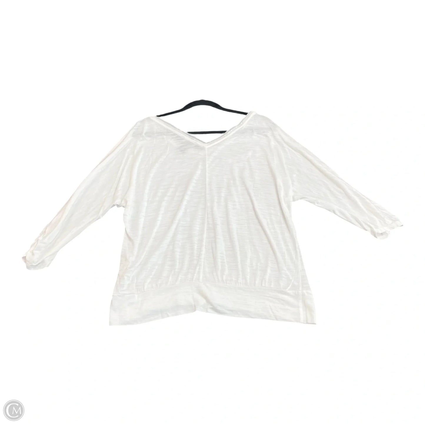 Top Long Sleeve By White House Black Market In White, Size: M