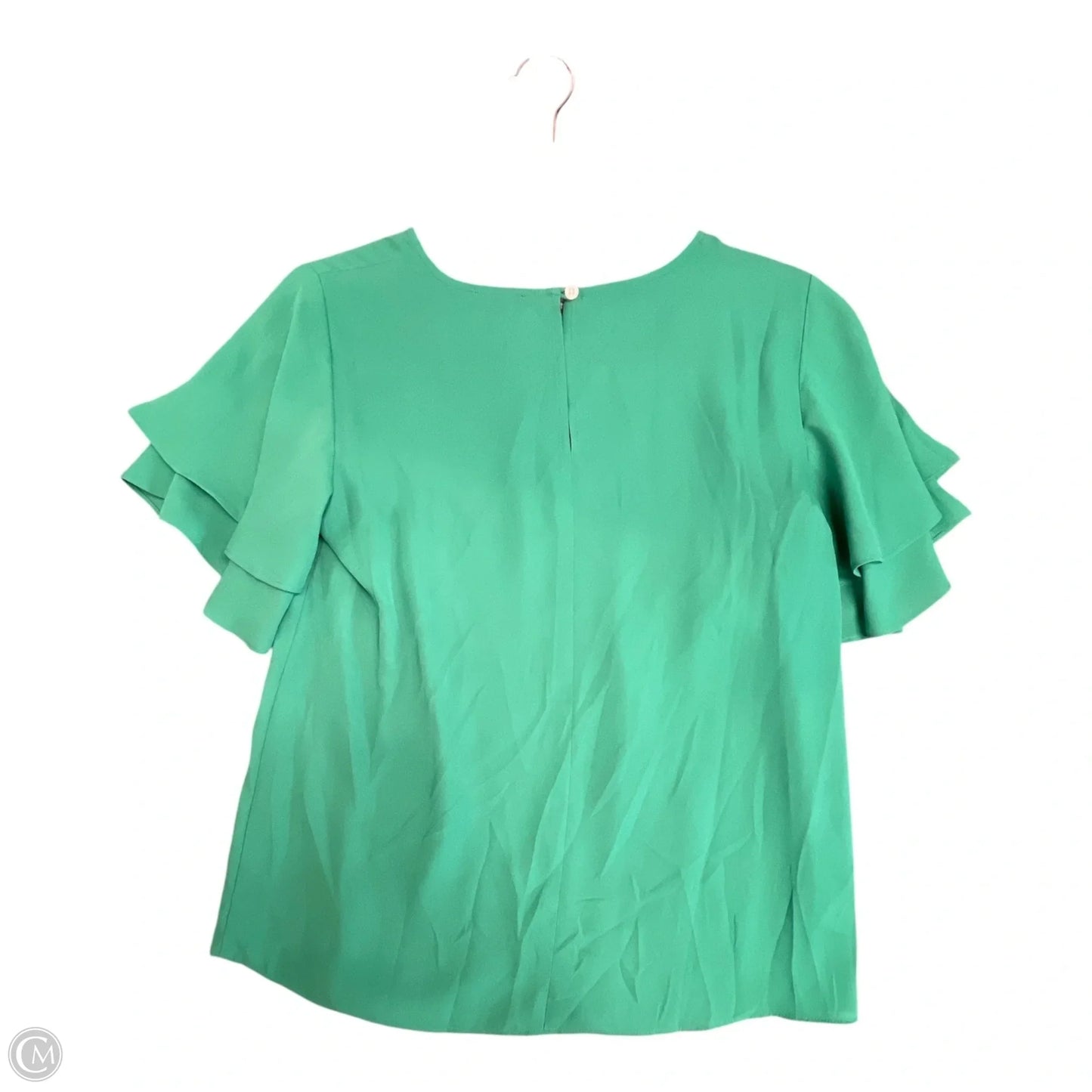 Top Short Sleeve By Ann Taylor In Green, Size: Xs