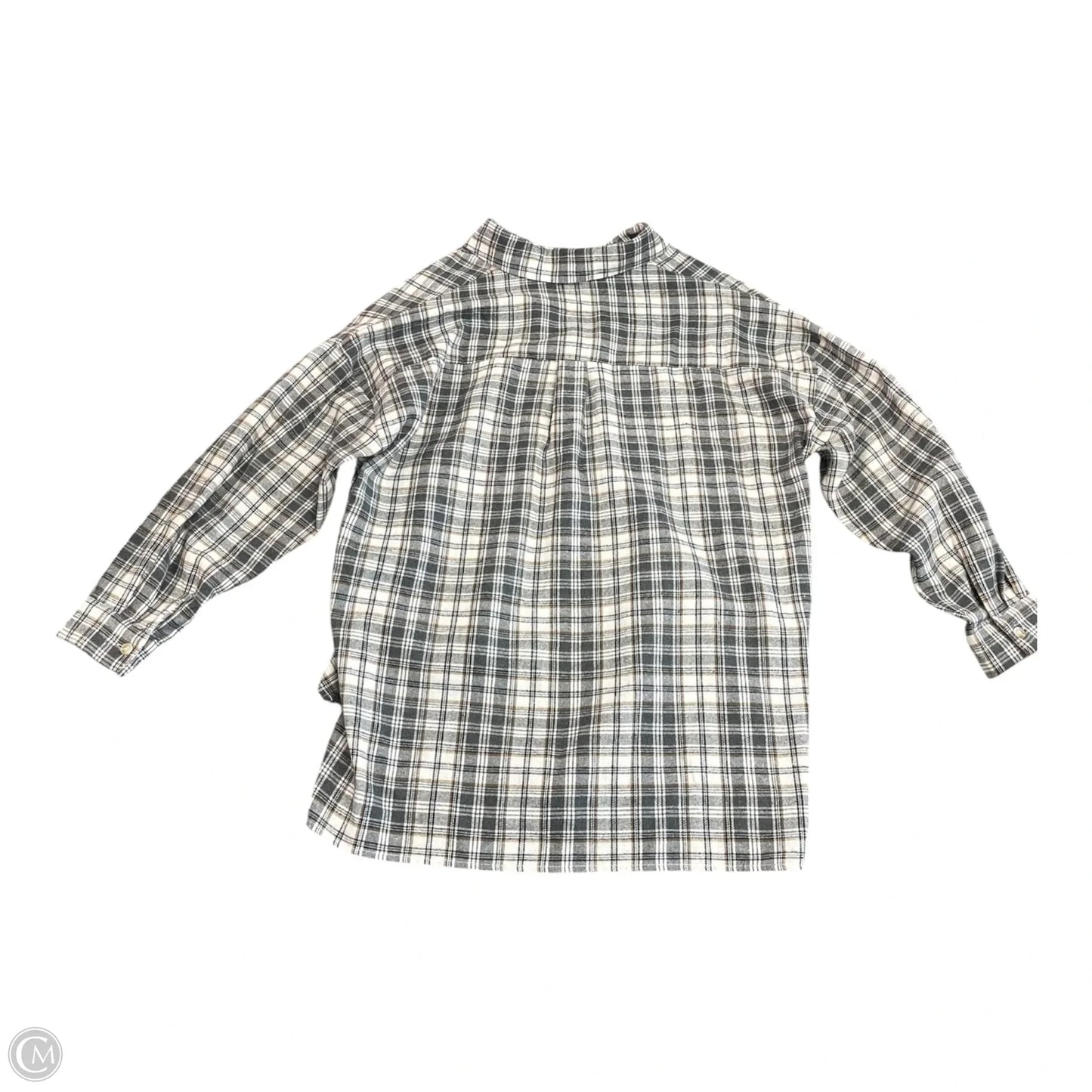Tunic Long Sleeve By AEMI + CO In Plaid Pattern, Size: S