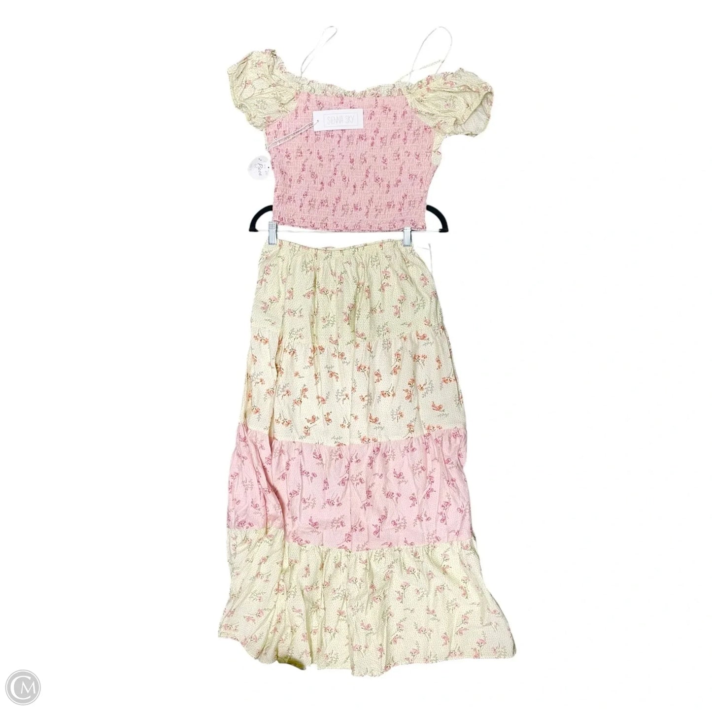 Skirt Set 2pc By Sienna Sky In Floral Print, Size: M
