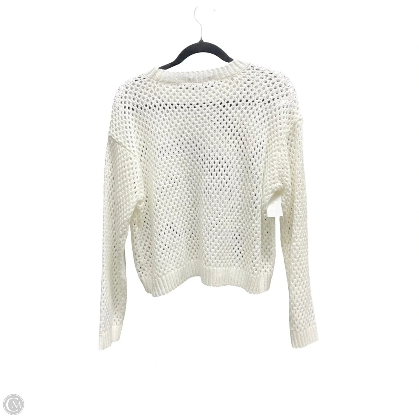 Sweater By ORANGE KISS ESSENTIALS In White, Size: Xl