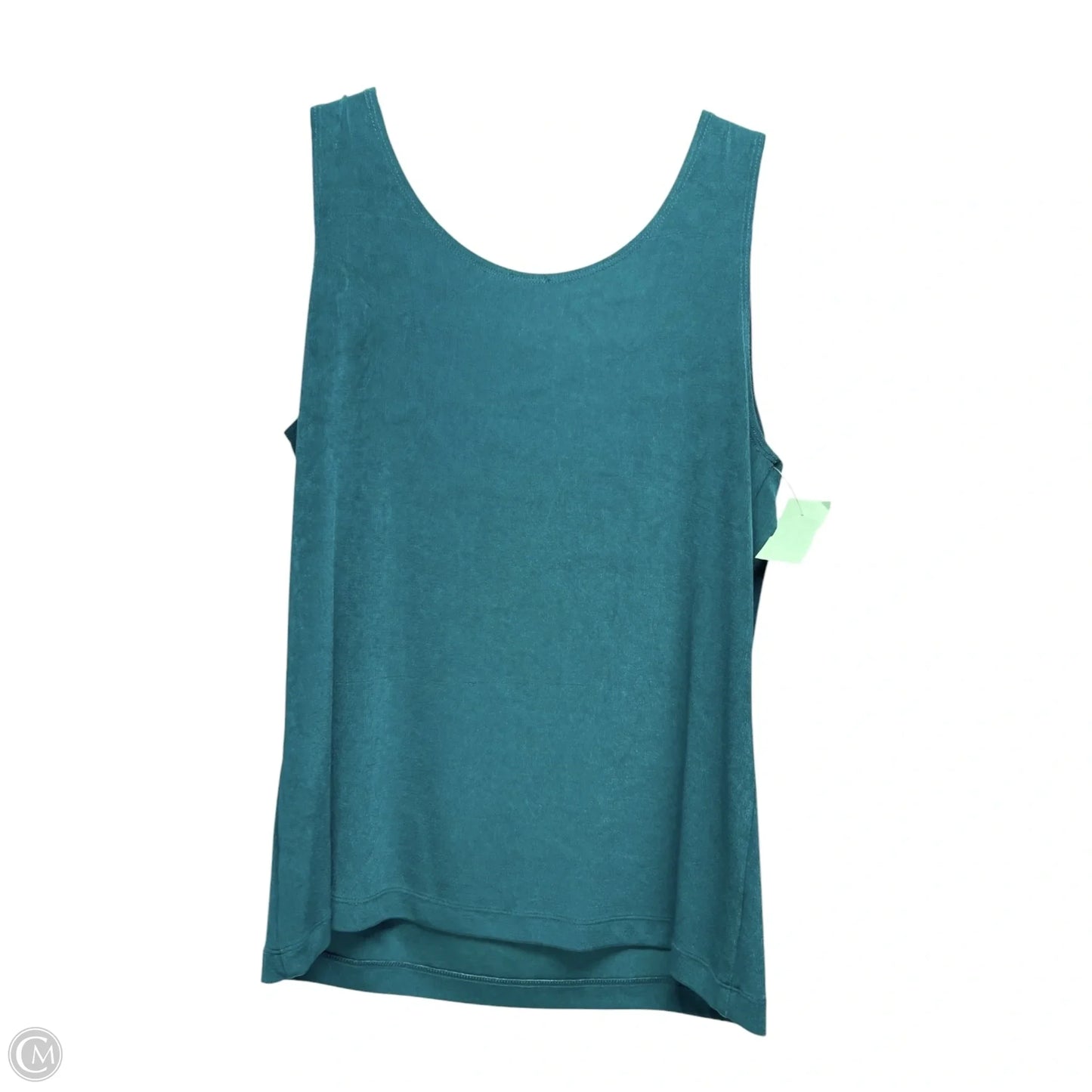 Top Sleeveless By Chicos In Green, Size: M