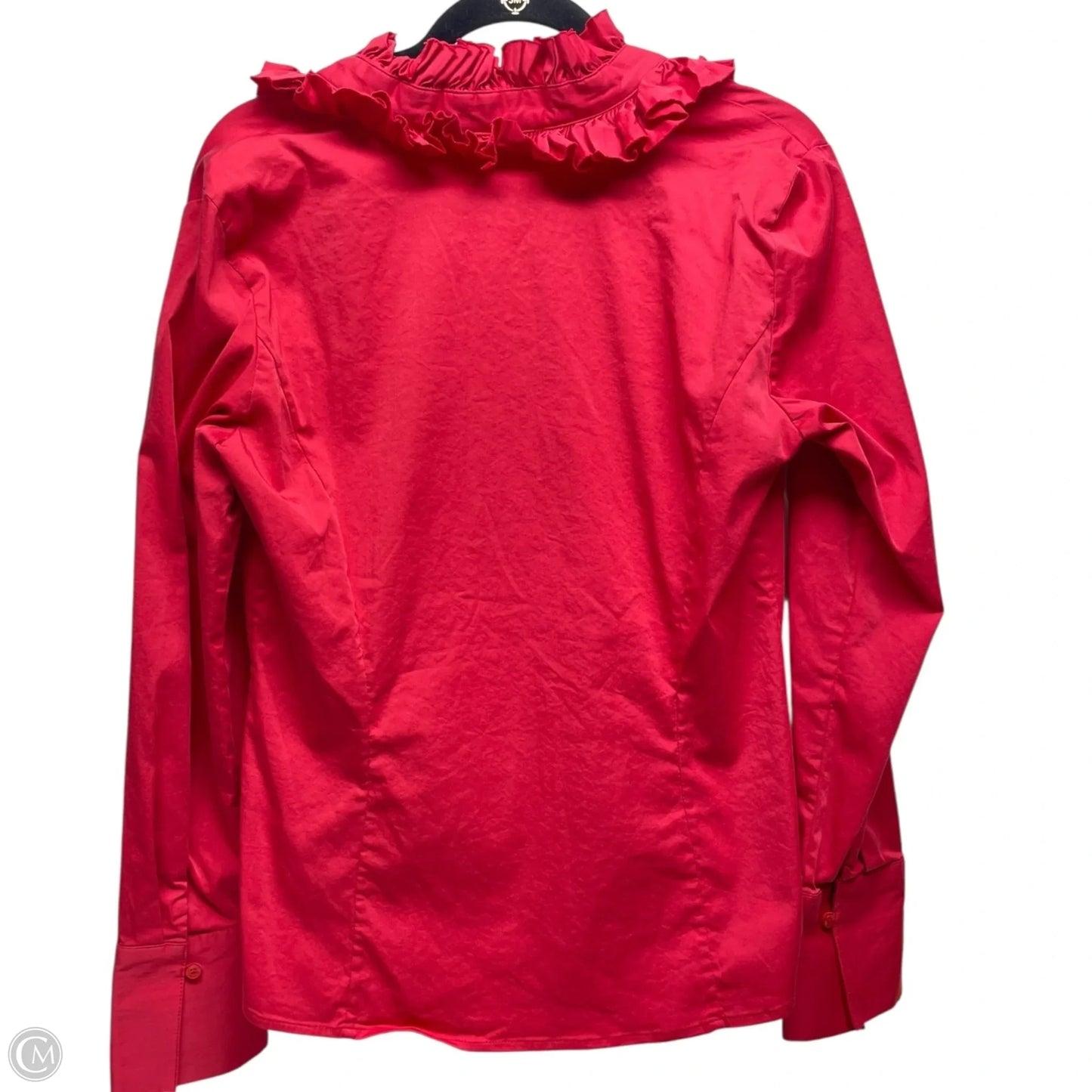 Top Long Sleeve By Antonio Melani In Red, Size: L