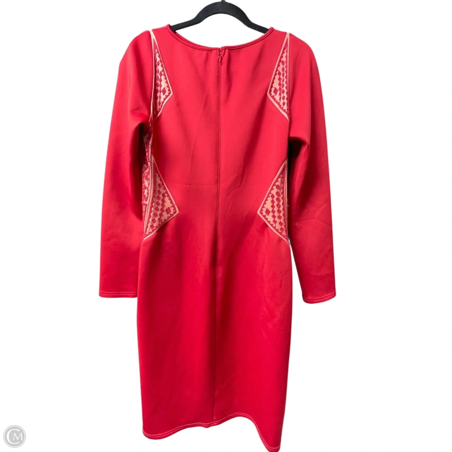 Dress Designer By tadashi shoji In Red, Size: L