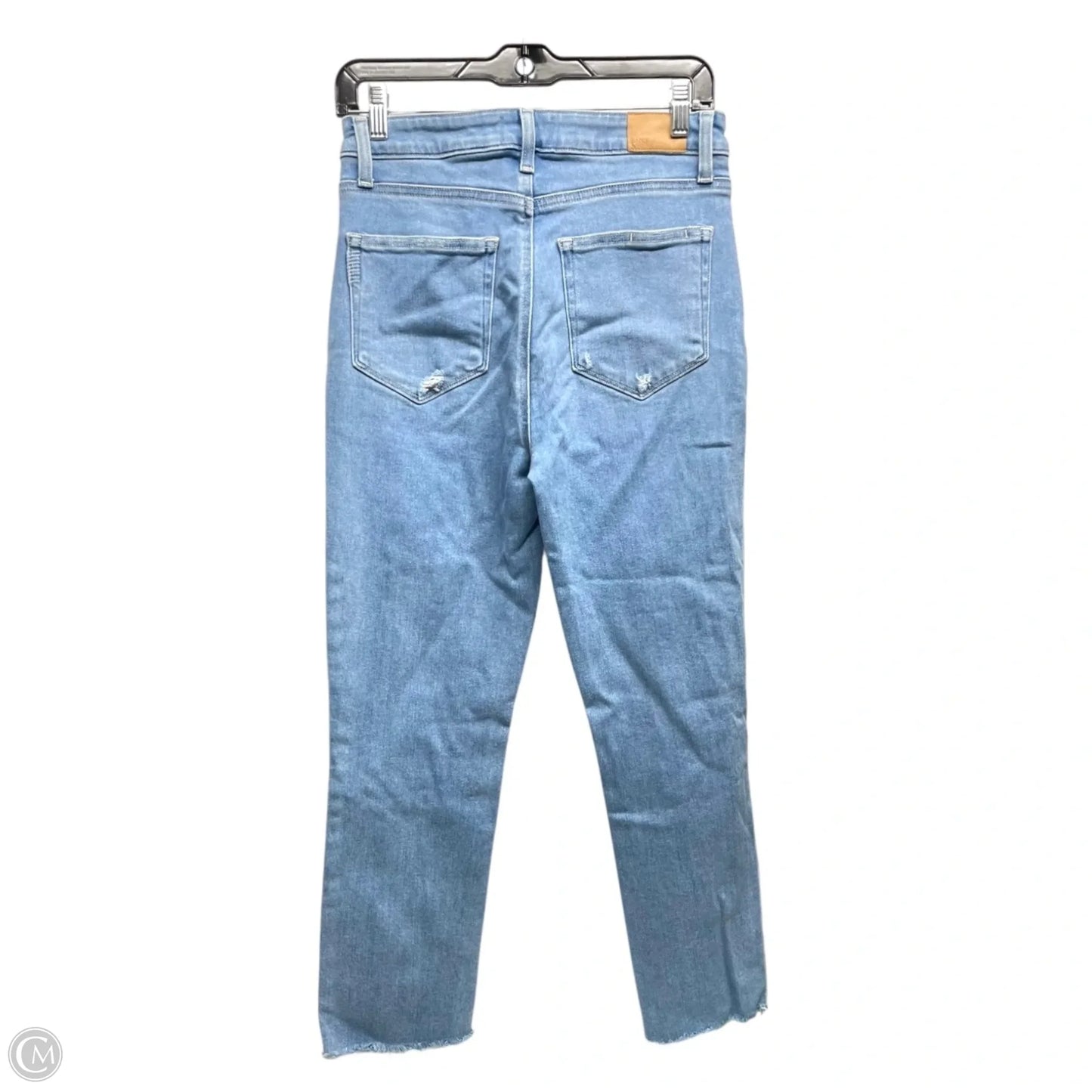 Jeans Cropped By Paige In Blue Denim, Size: 8