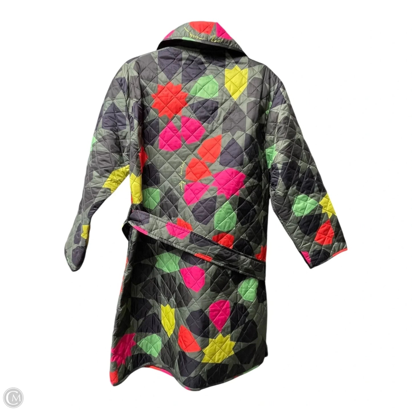 Coat Puffer & Quilted By emily lovelock In Multi-colored, Size: 4
