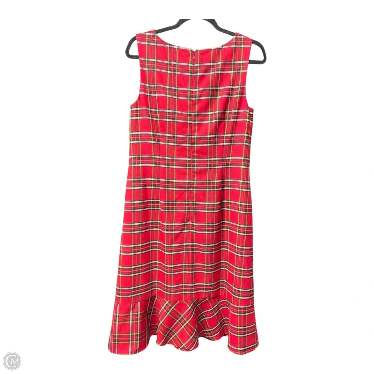 Dress Casual Short By Talbots In Plaid Pattern, Size: 8