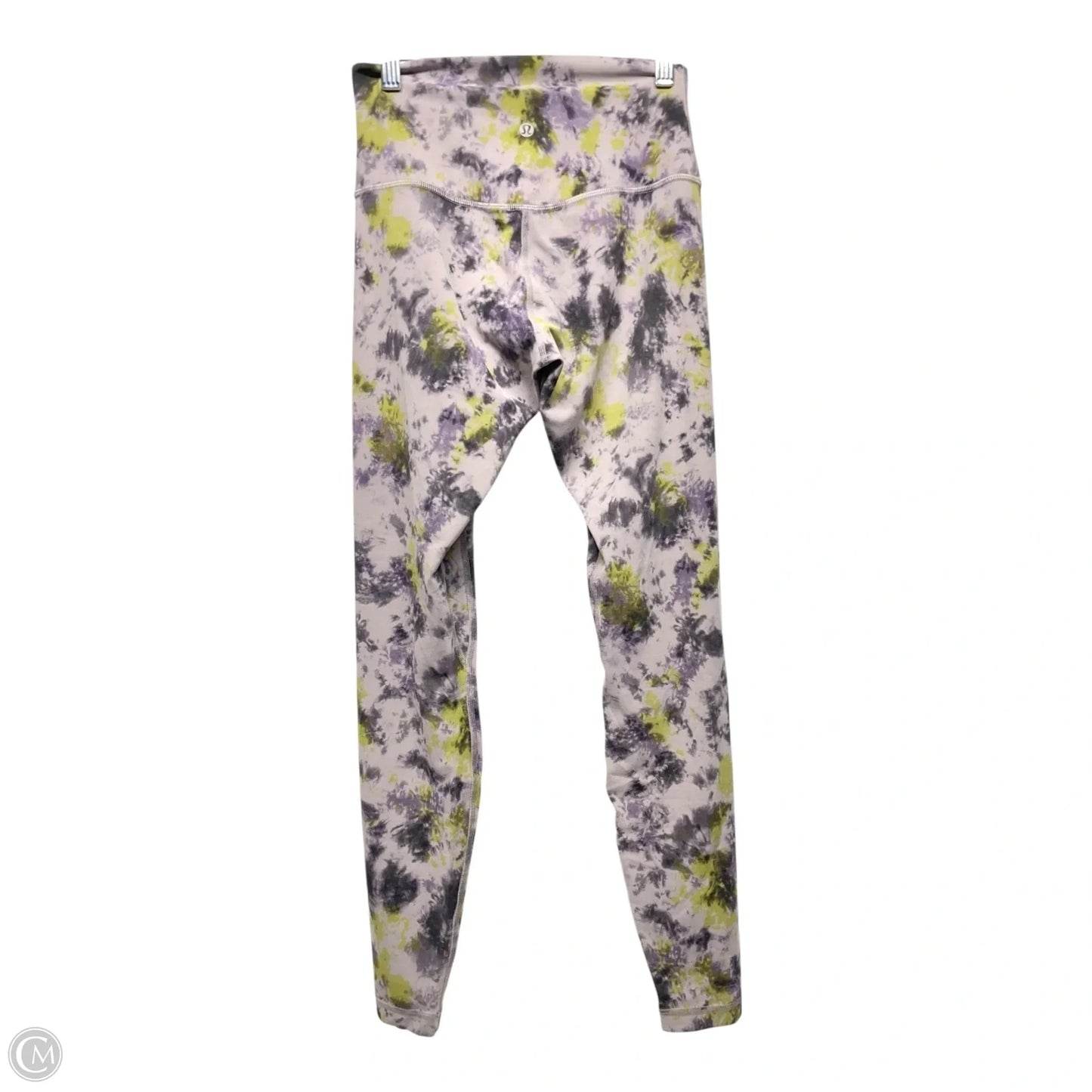 Athletic Leggings By Lululemon In Green & Purple, Size: 6