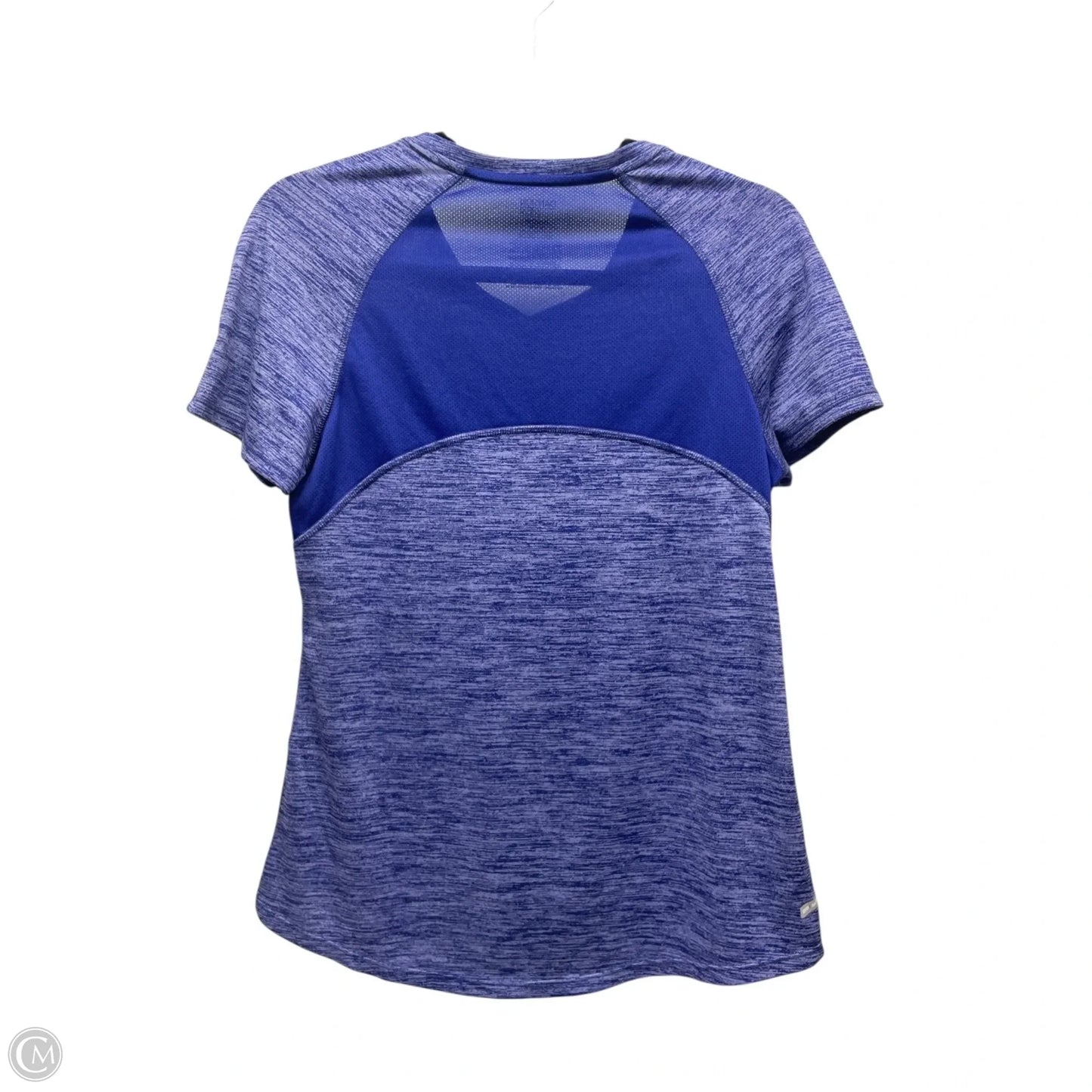 Athletic Top Short Sleeve By Danskin In Blue, Size: M