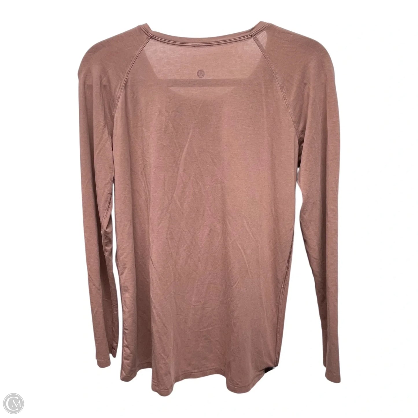 Athletic Top Long Sleeve Crewneck By Lululemon In Mauve, Size: S