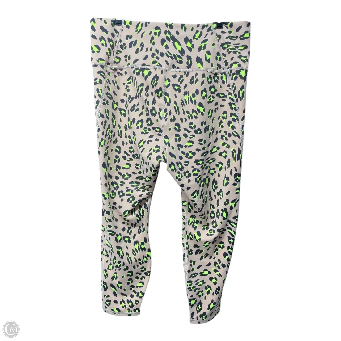 Athletic Leggings By Fabletics In Animal Print, Size: 2x