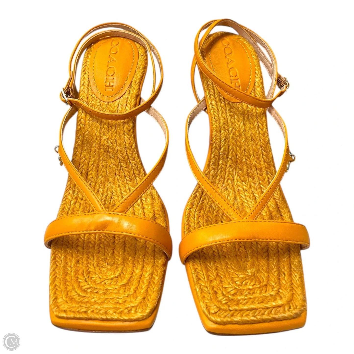 Shoes Designer By Coach In Orange, Size: 8