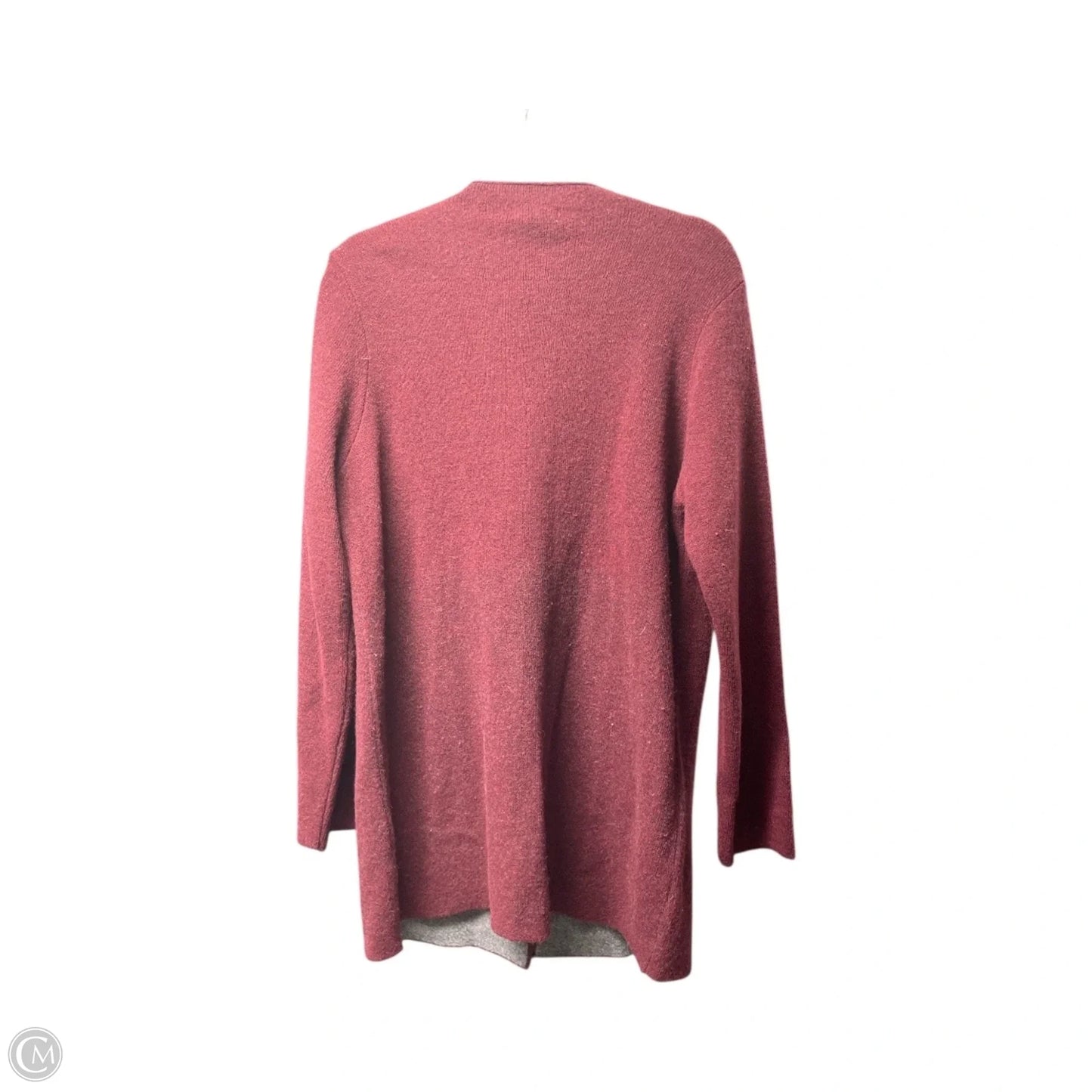 Cardigan By Clothes Mentor In Maroon, Size: L
