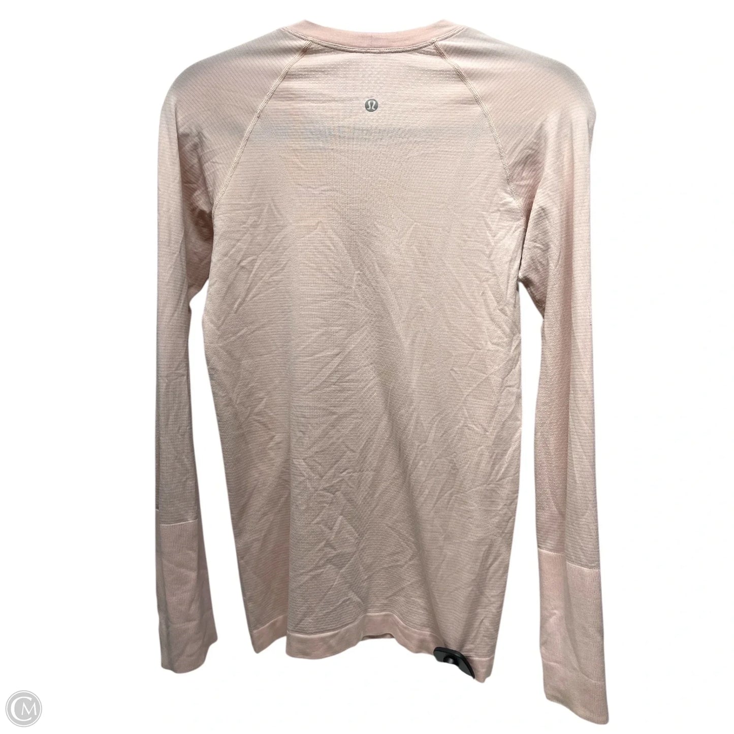 Athletic Top Long Sleeve Crewneck By Lululemon In Pink, Size: S