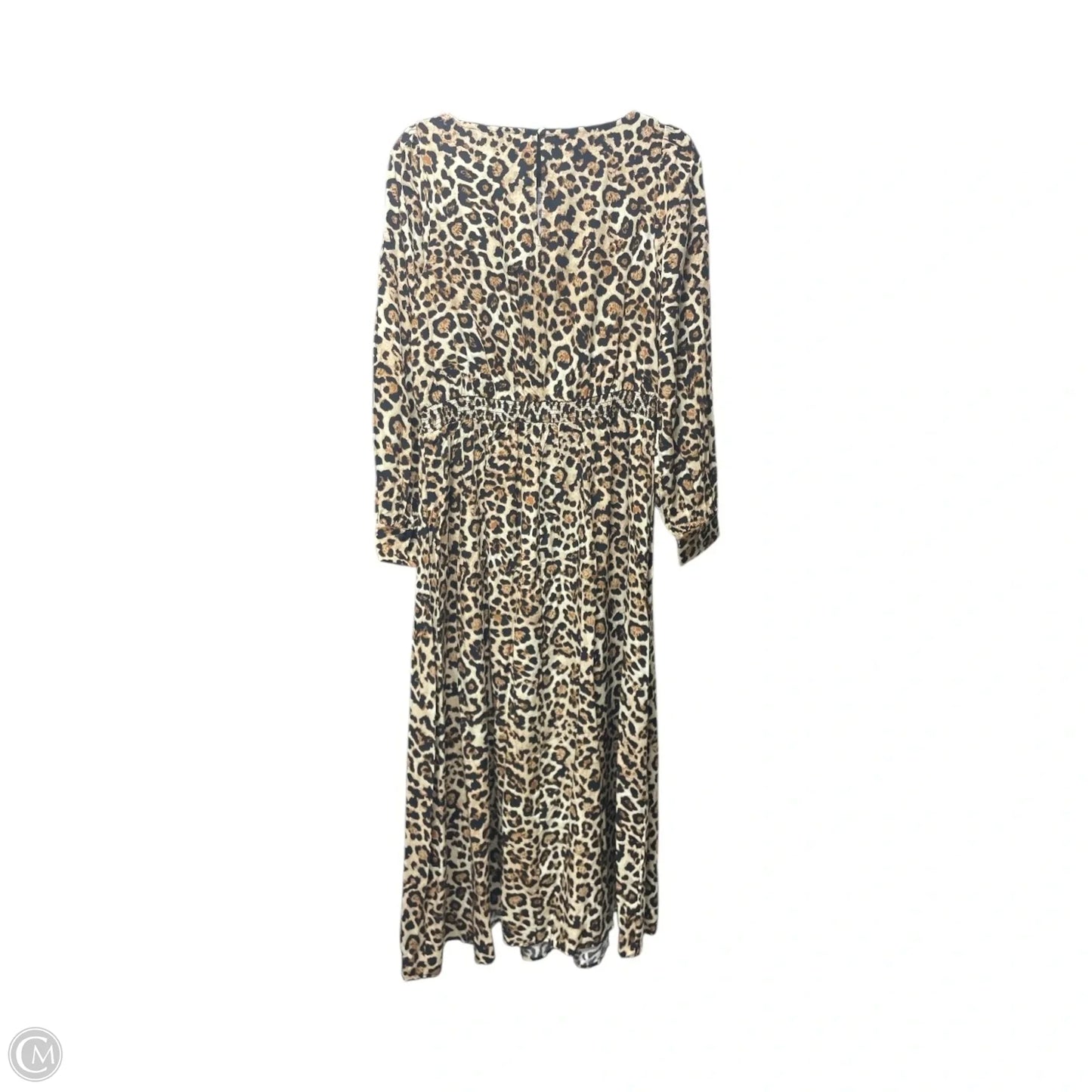 Dress Casual Maxi By Loft In Animal Print, Size: M