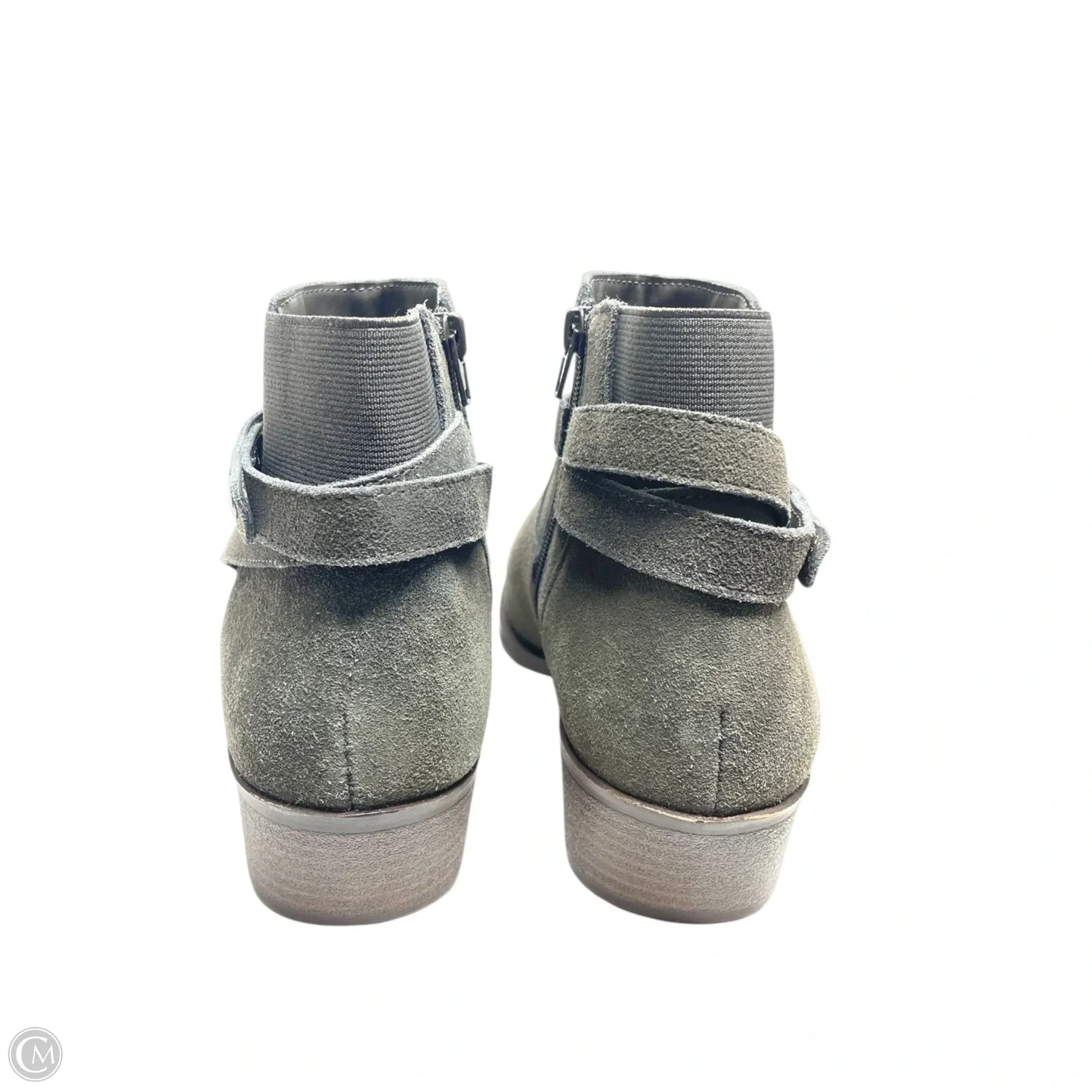 Boots Ankle Heels By Kensie In Green, Size: 10