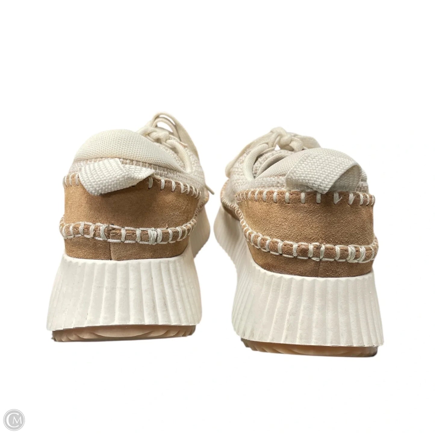 Shoes Sneakers By Dolce Vita In Brown & Cream, Size: 9.5