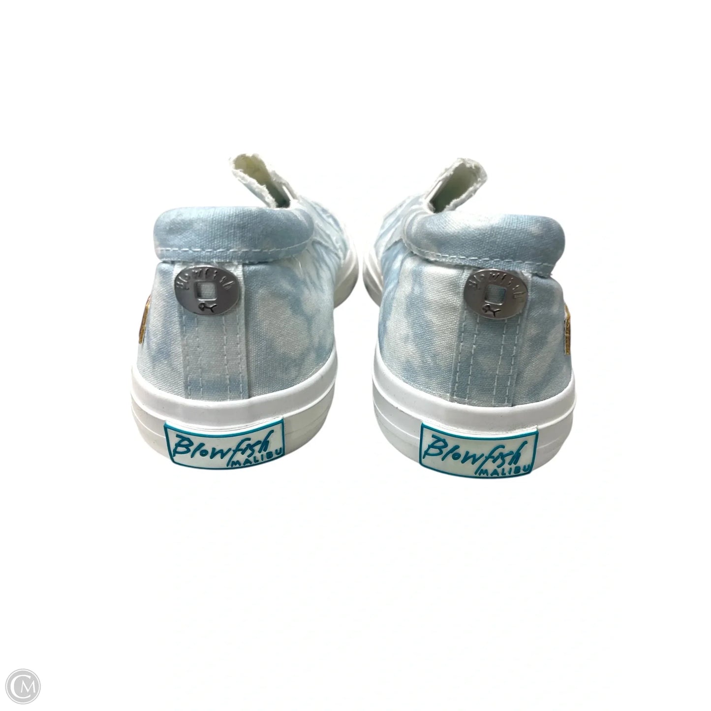 Shoes Flats By Blowfish In Blue & White, Size: 9