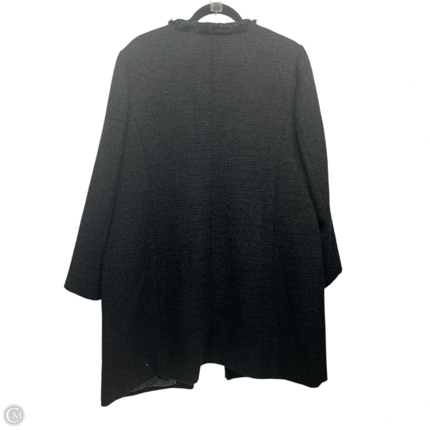 Coat Wool By J. Crew In Black, Size: 14