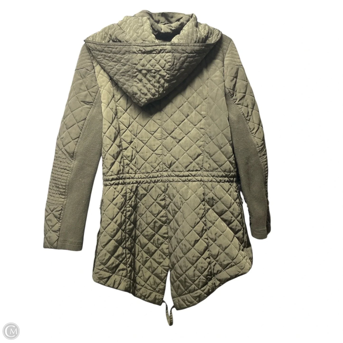 Coat Puffer & Quilted By Bcbg In Green, Size: M