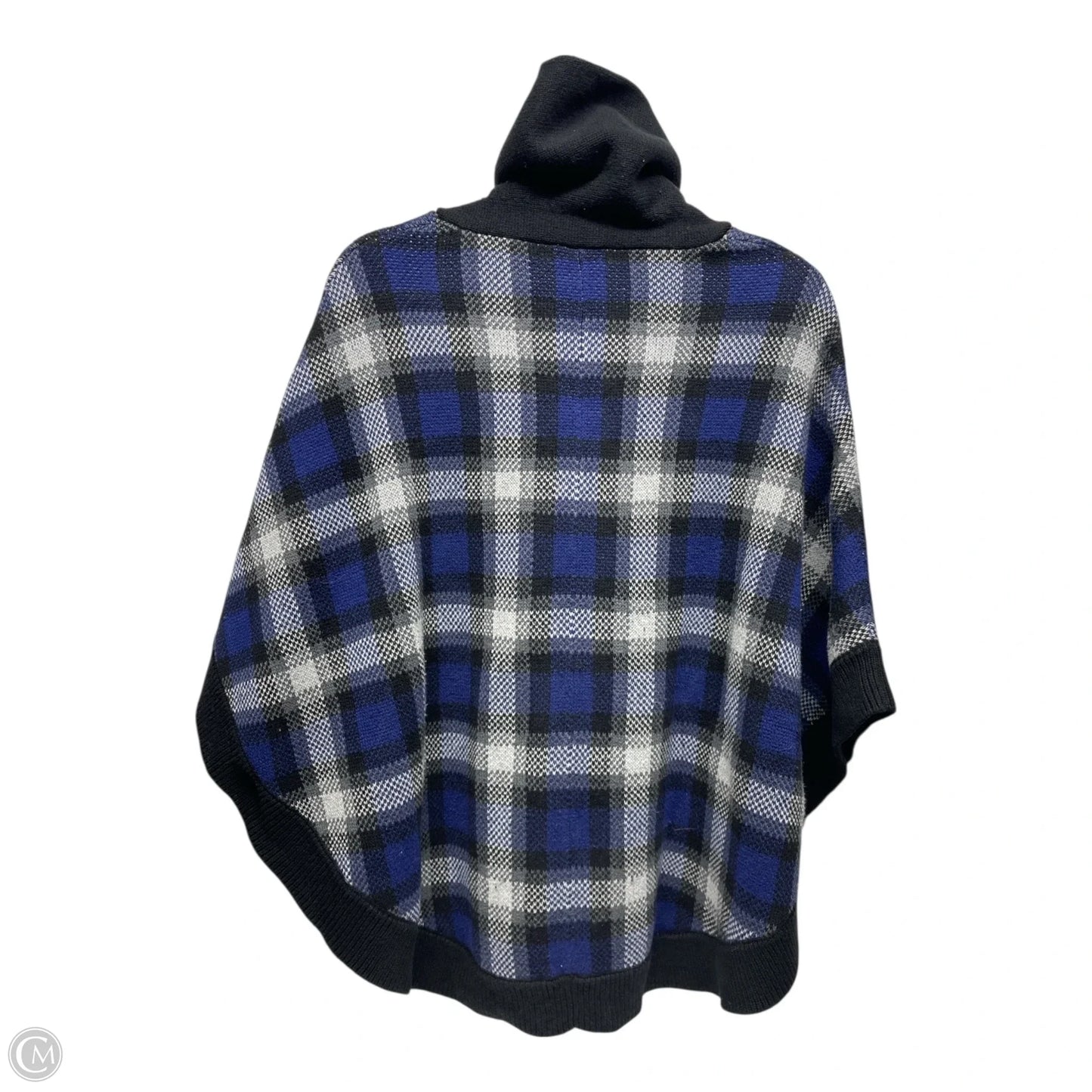 Poncho By Talbots In Plaid Pattern, Size: M