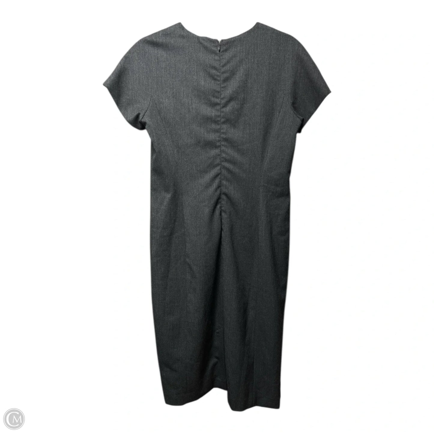 Dress Designer By Lafayette 148 In Grey, Size: S