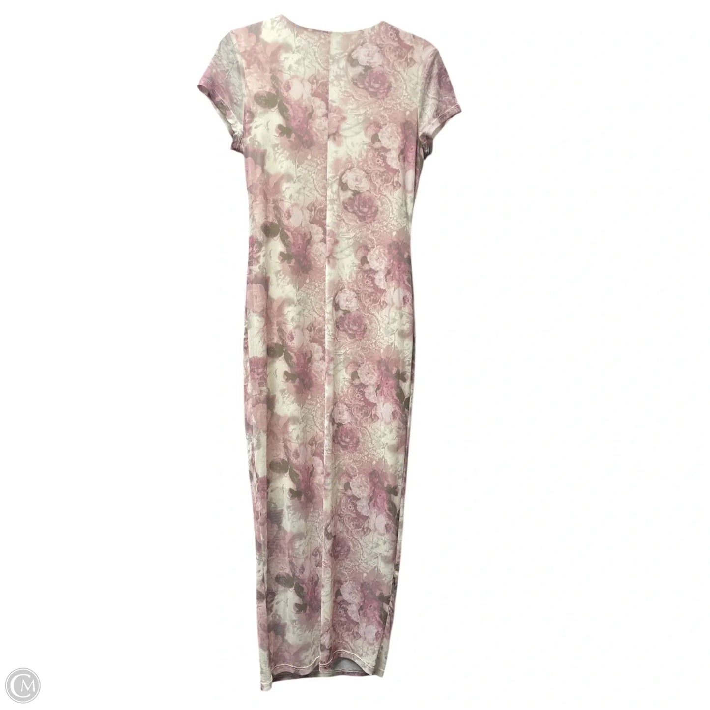 Dress Casual Maxi By Almost Famous In Floral Print, Size: L
