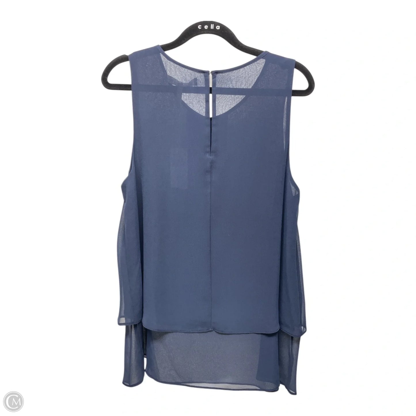 Blouse Sleeveless By Bcbgeneration In Navy, Size: M