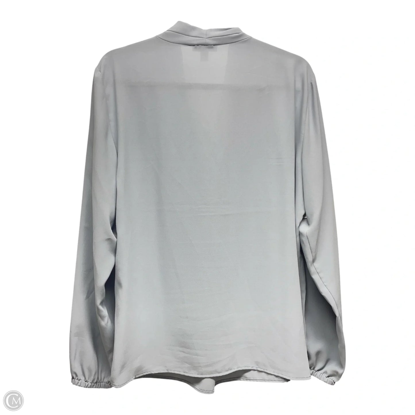 Blouse Long Sleeve By Bar Iii In Grey, Size: Xl