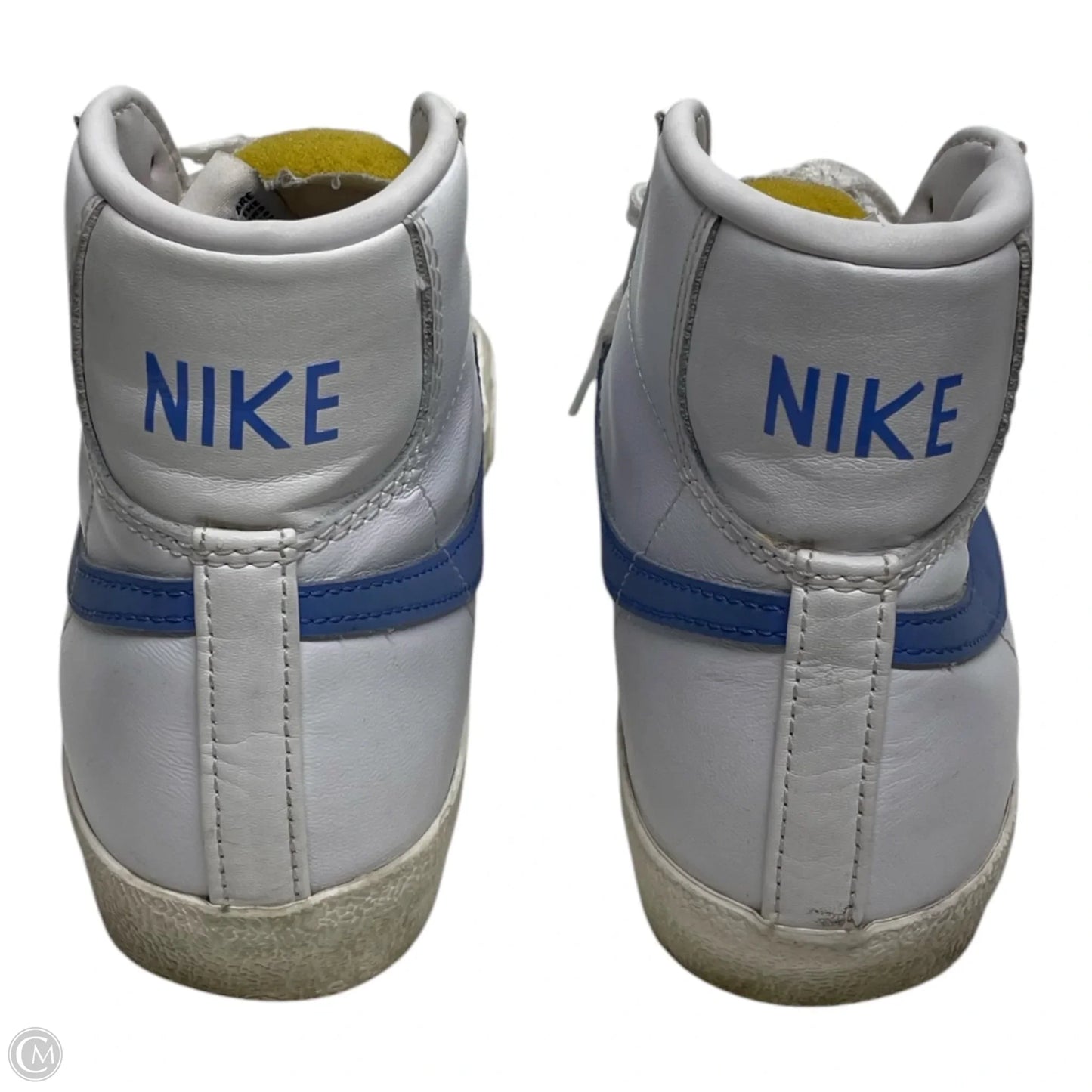 Shoes Sneakers By Nike In Blue & White, Size: 6.5