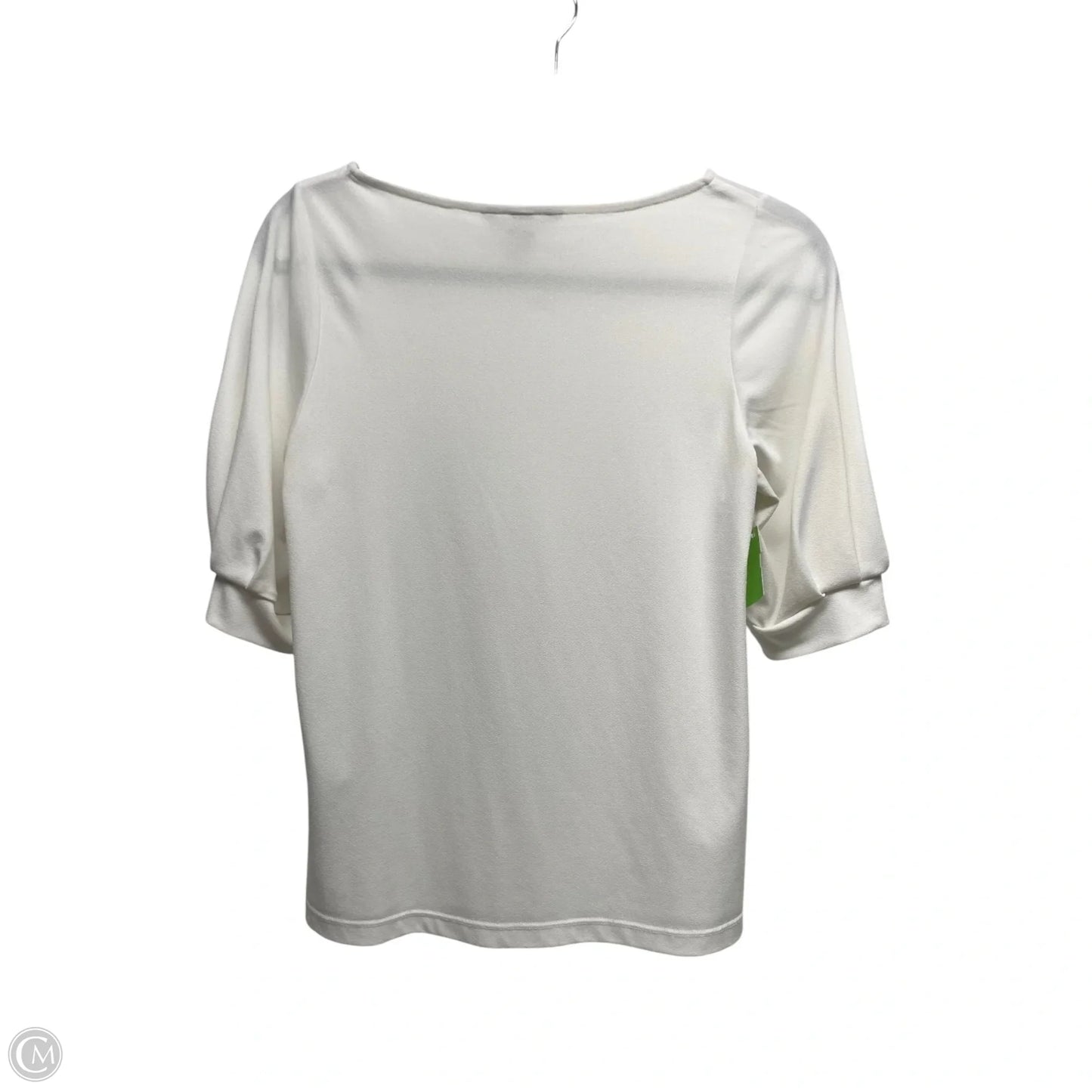 Top Short Sleeve By H&m In Ivory, Size: Xs