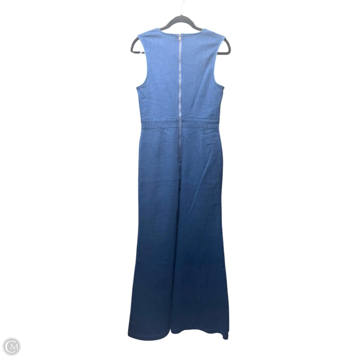 Jumpsuit By Flying Tomato In Blue Denim, Size: L