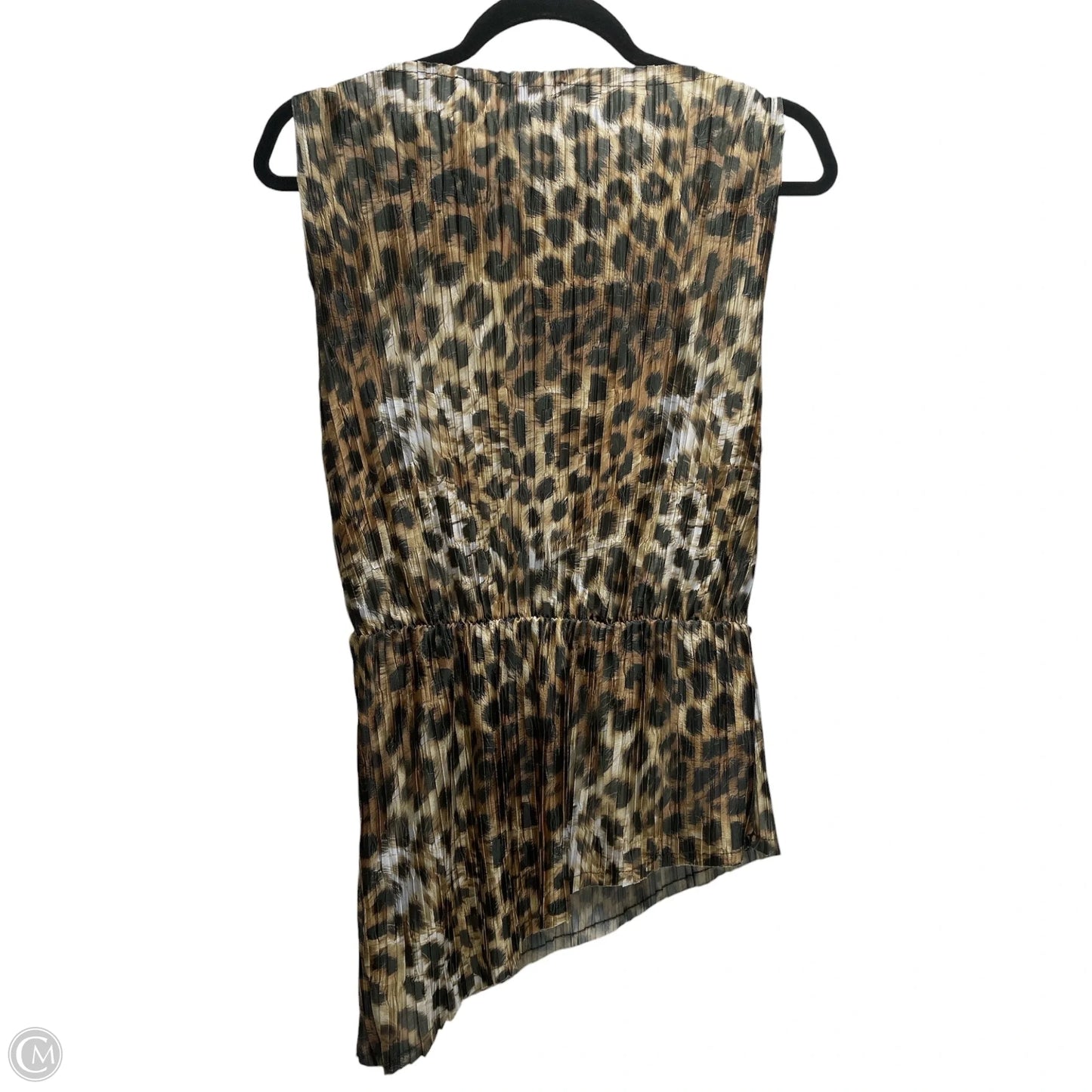 Top Sleeveless By Zara In Animal Print, Size: S