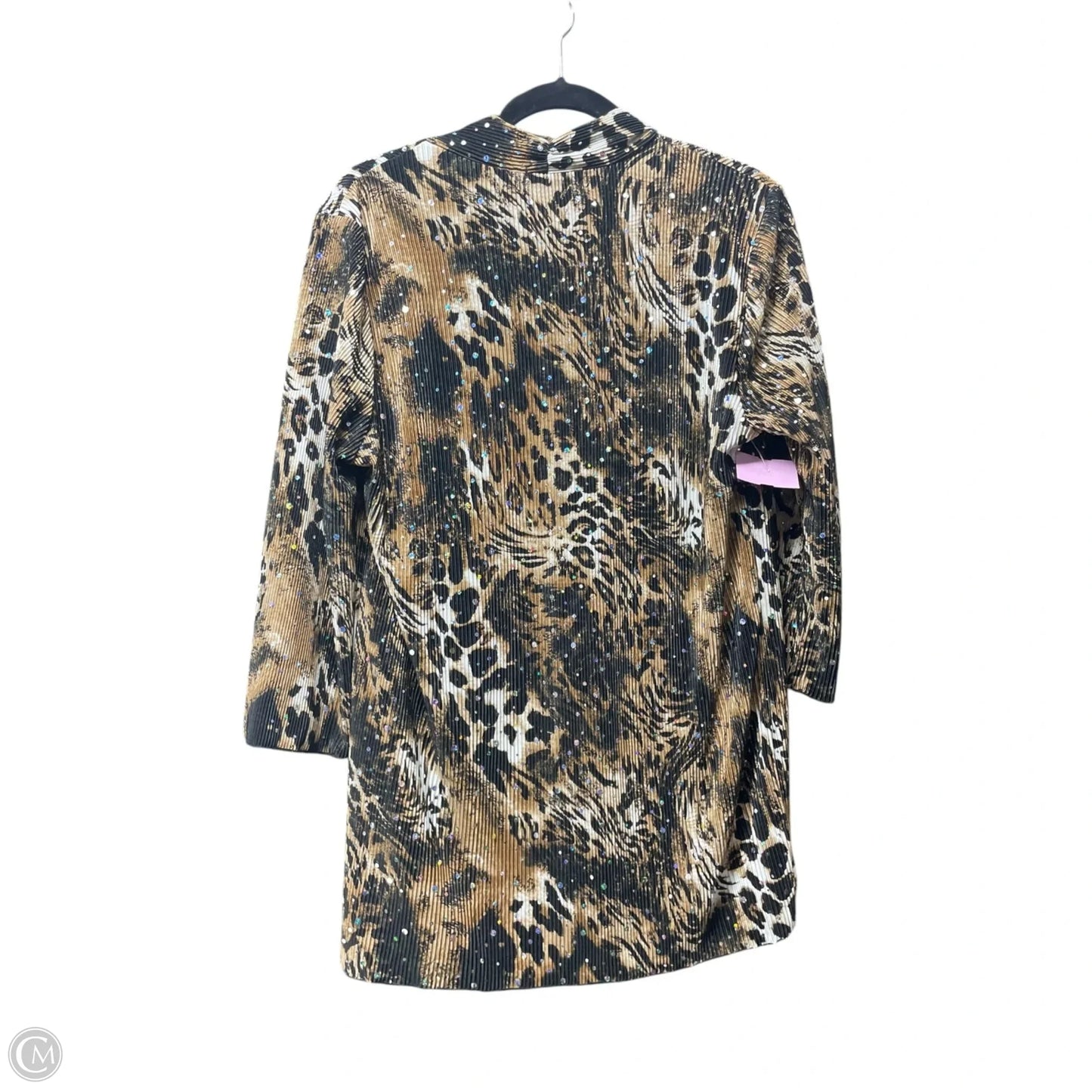 Cardigan By Inc In Animal Print, Size: Xl