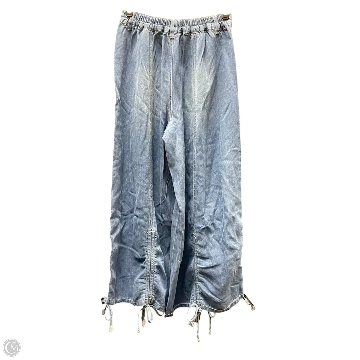 Jeans Wide Leg By Fashion Nova In Blue Denim, Size: M