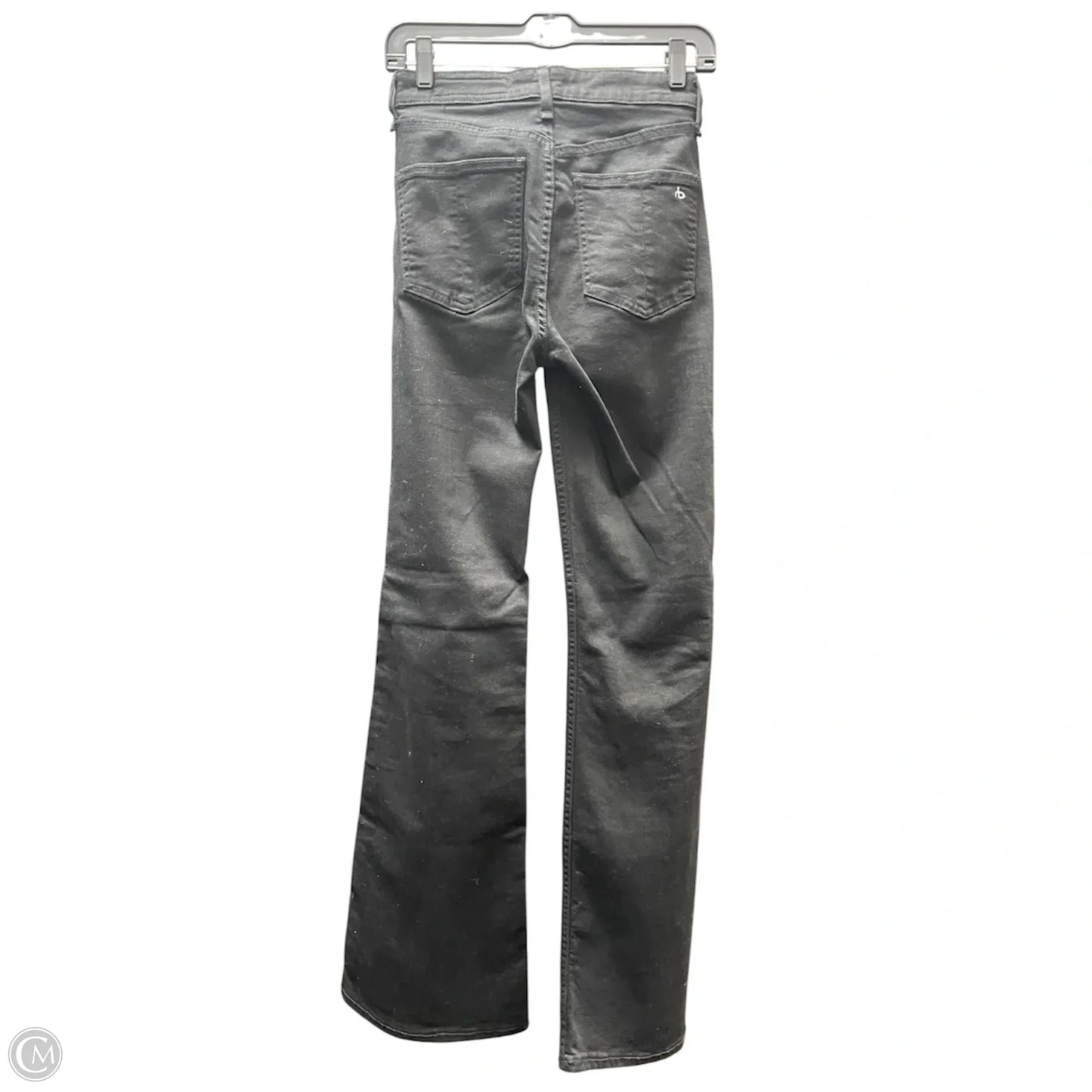 Jeans Flared By Rag And Bone In Black Denim, Size: 2