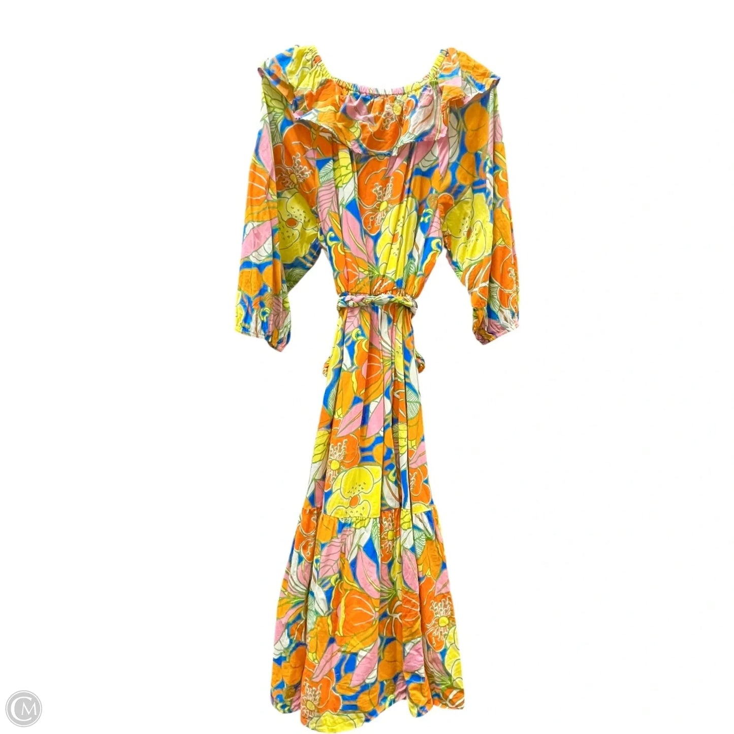 Dress Casual Maxi By J. Crew In Floral Print, Size: L