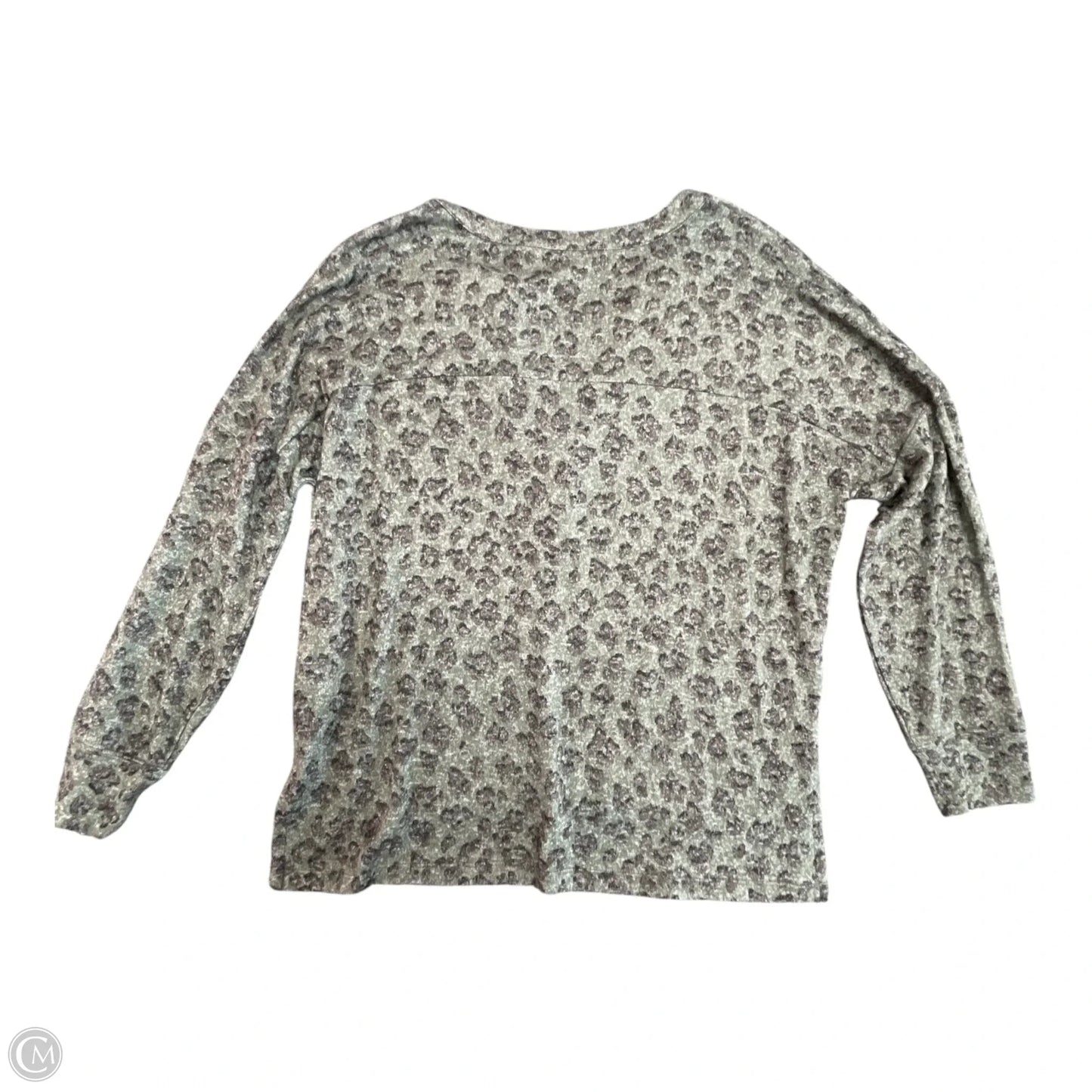 Top Long Sleeve By Lucky Brand In Animal Print, Size: Sp