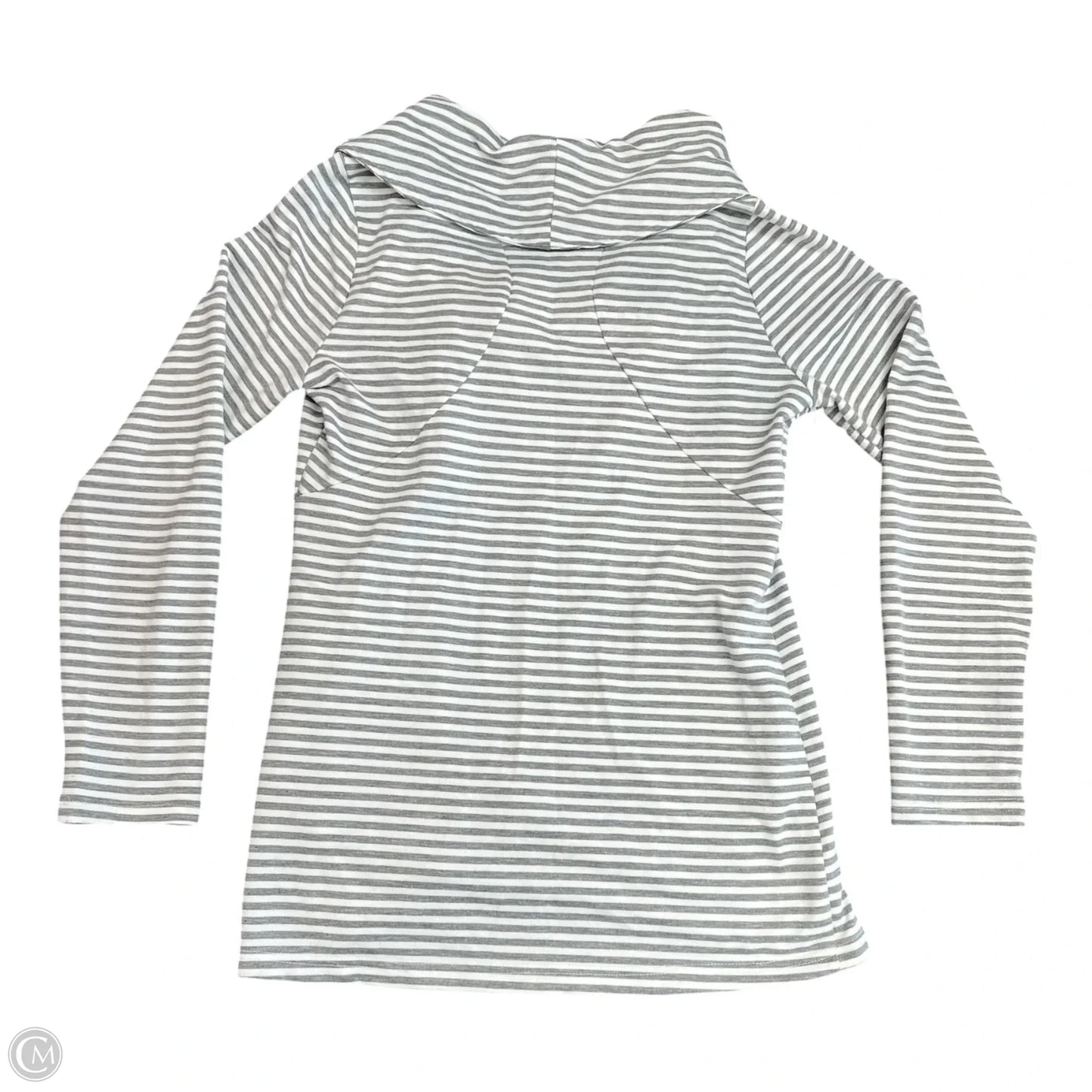 Jacket Moto By Andree By Unit In Striped Pattern, Size: M