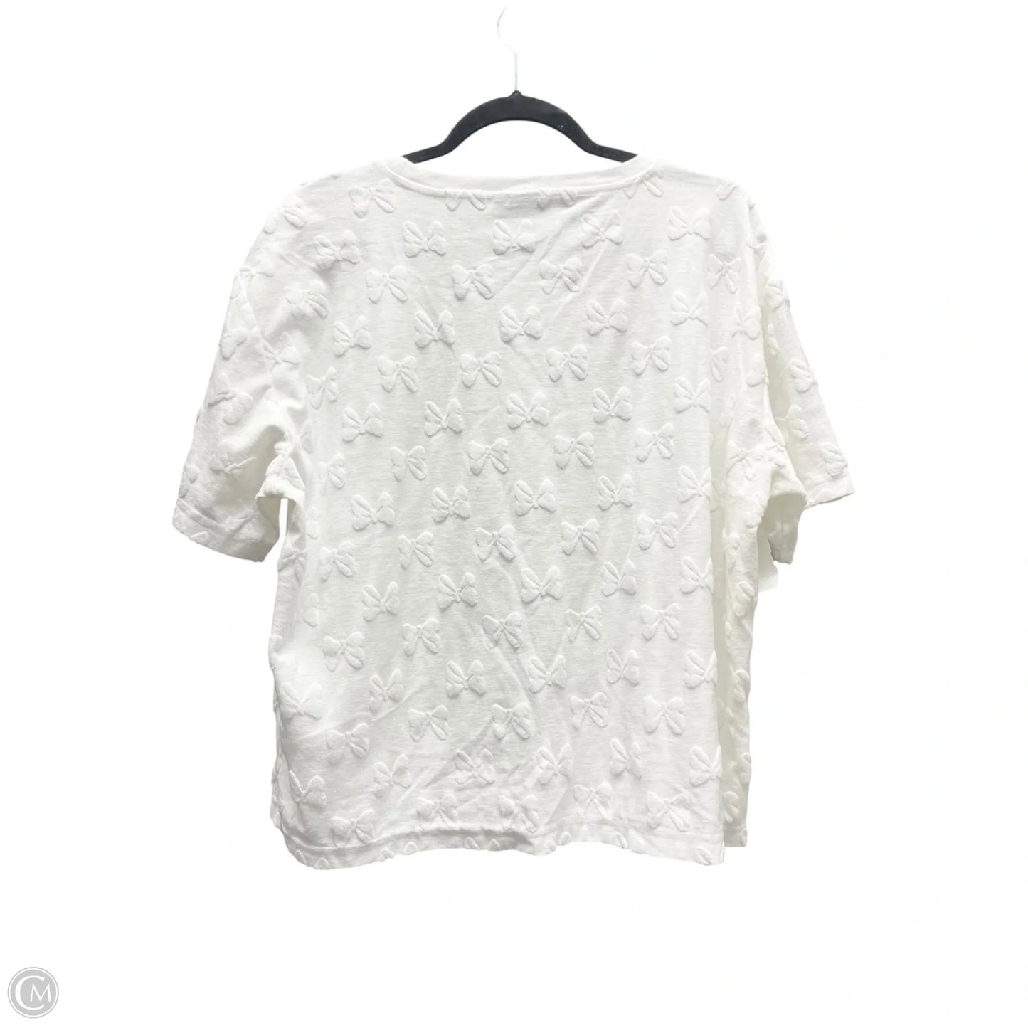 Top Short Sleeve By Disney In White, Size: Xl