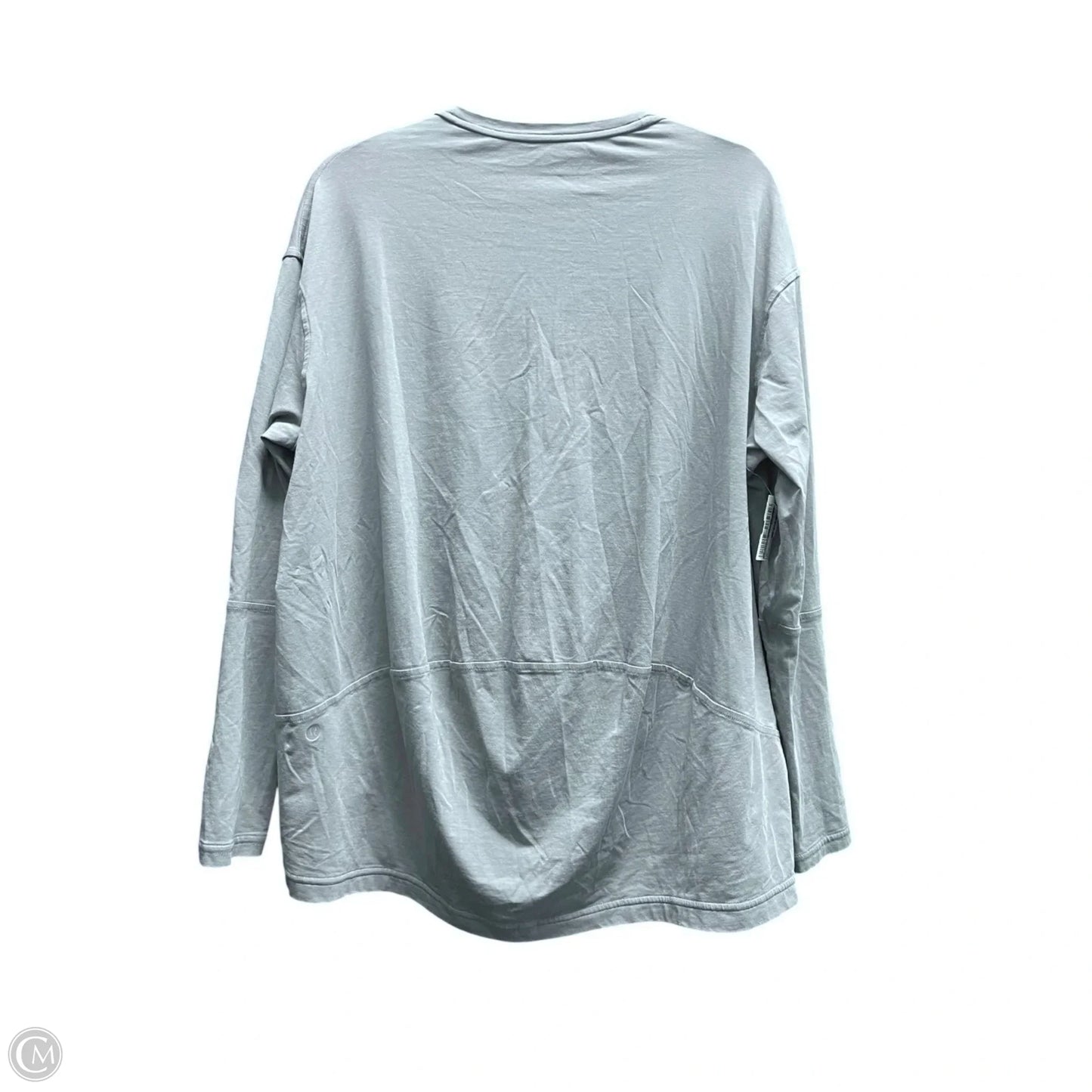 Athletic Top Long Sleeve Crewneck By Lululemon In Grey, Size: Xl