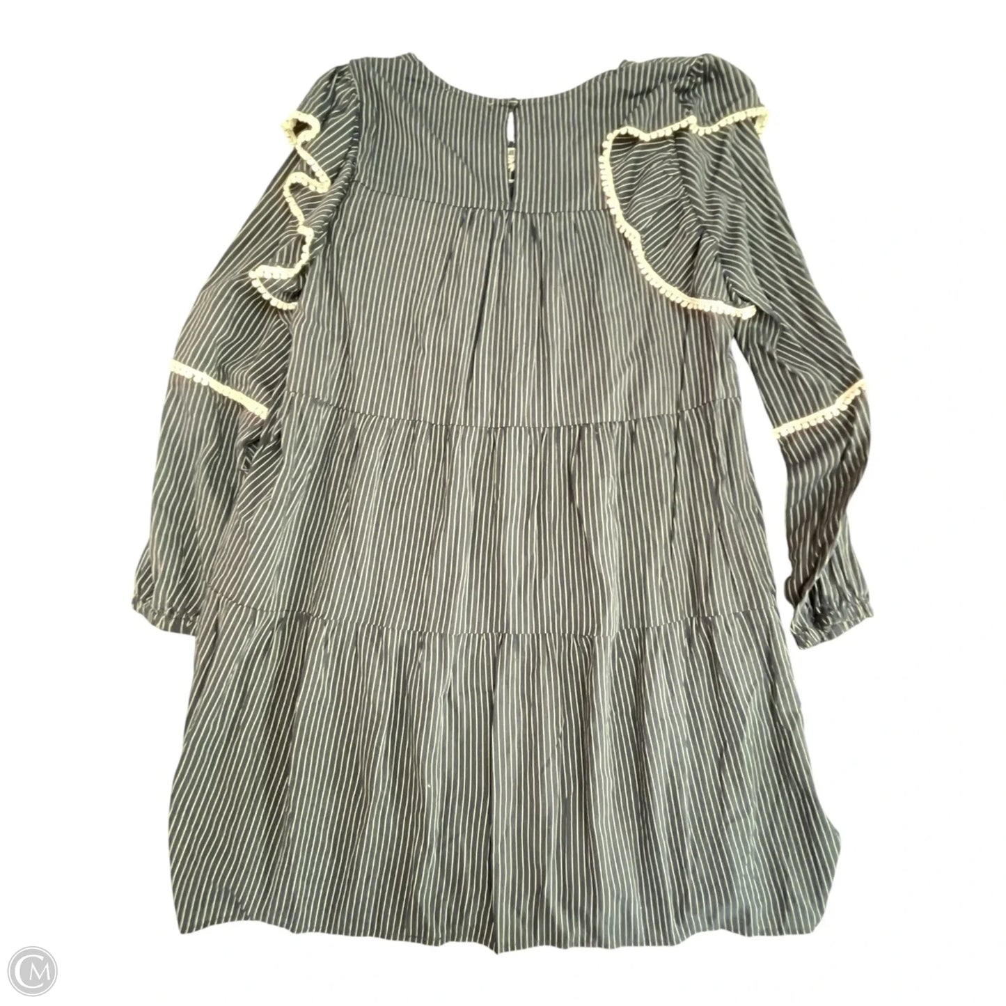 Dress Casual Short By L Love In Striped Pattern, Size: L