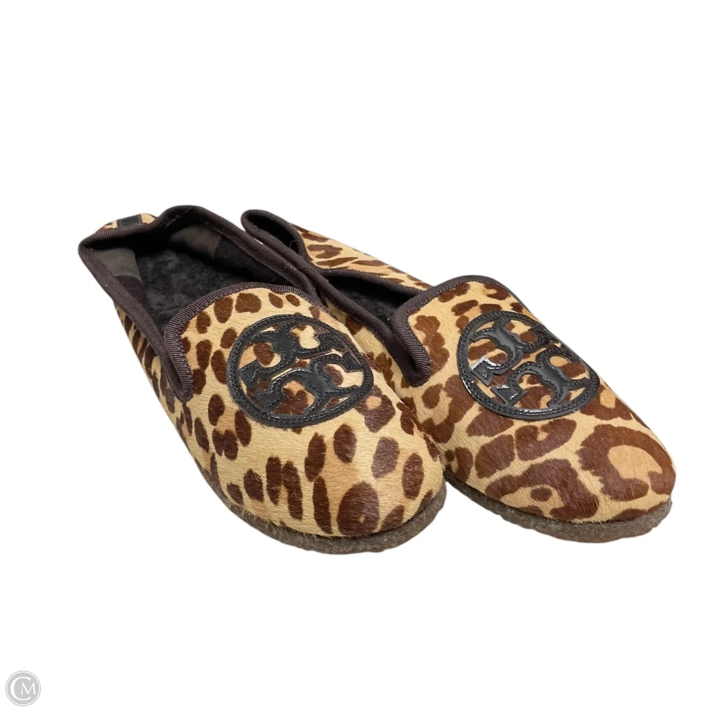 Slippers Designer By Tory Burch In Animal Print, Size: 6