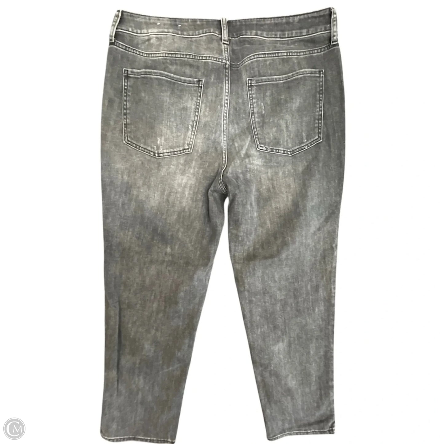 Jeans Boyfriend By Chicos In Grey, Size: 12