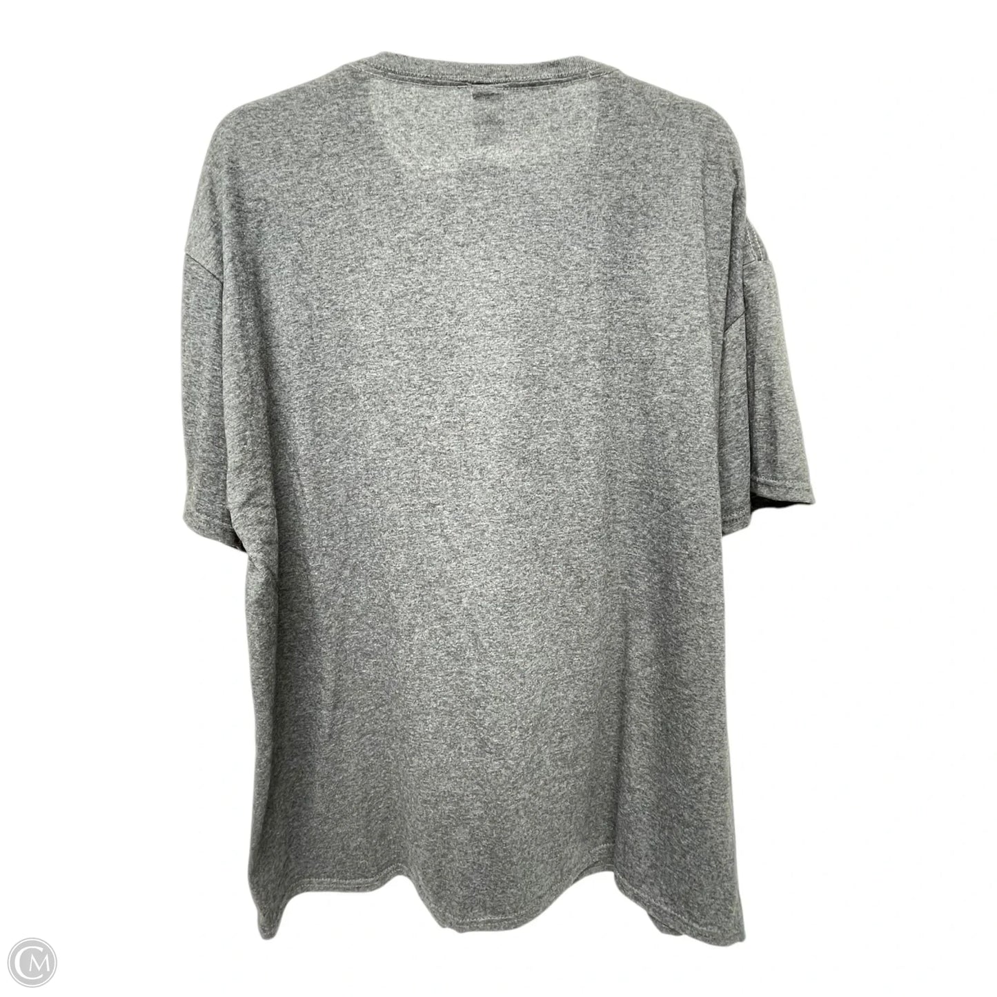 Top Short Sleeve By Fruit Of The Loom In Grey, Size: Xl