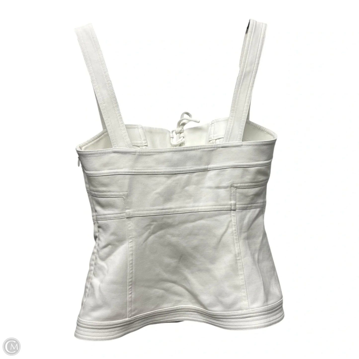 Top Sleeveless Designer By Diane Von Furstenberg In White, Size: 0