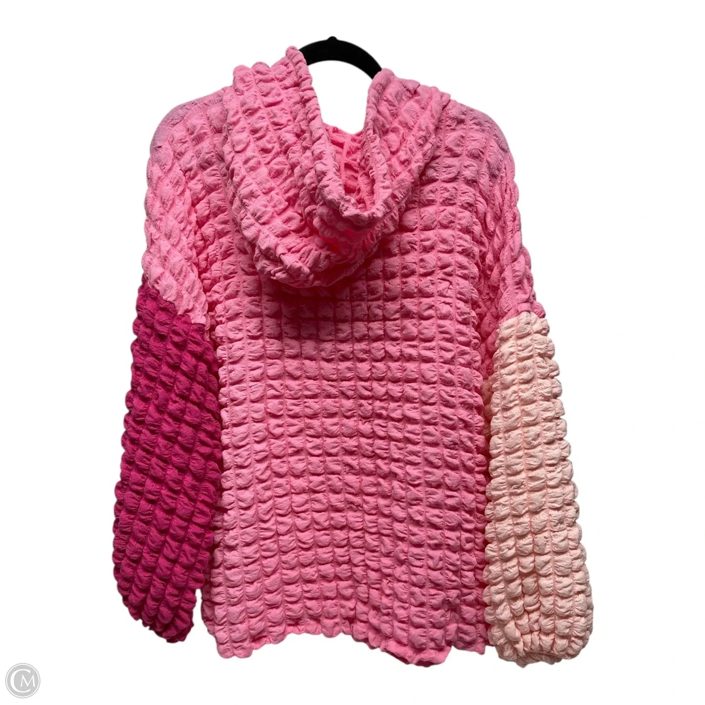 Sweatshirt Hoodie By Bibi In Pink, Size: M
