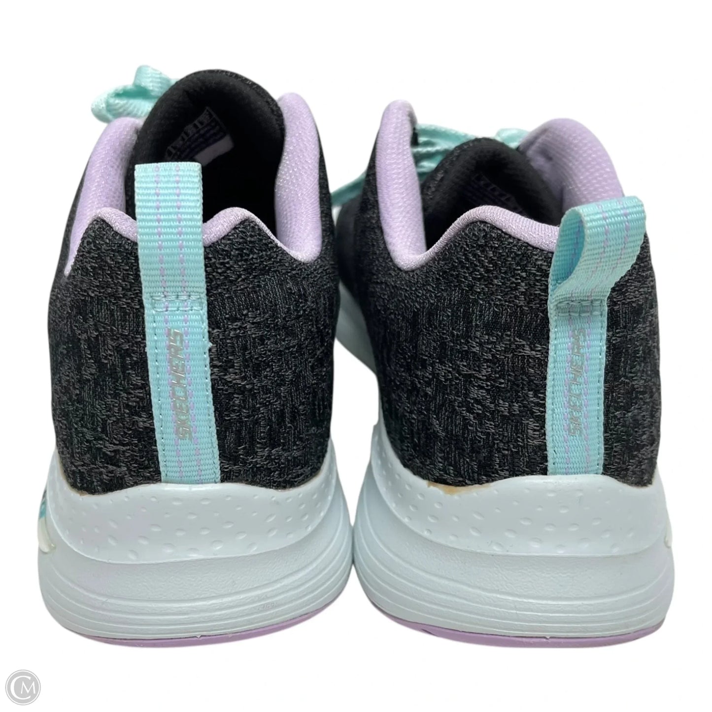 Shoes Sneakers By Skechers In Grey & Purple, Size: 8