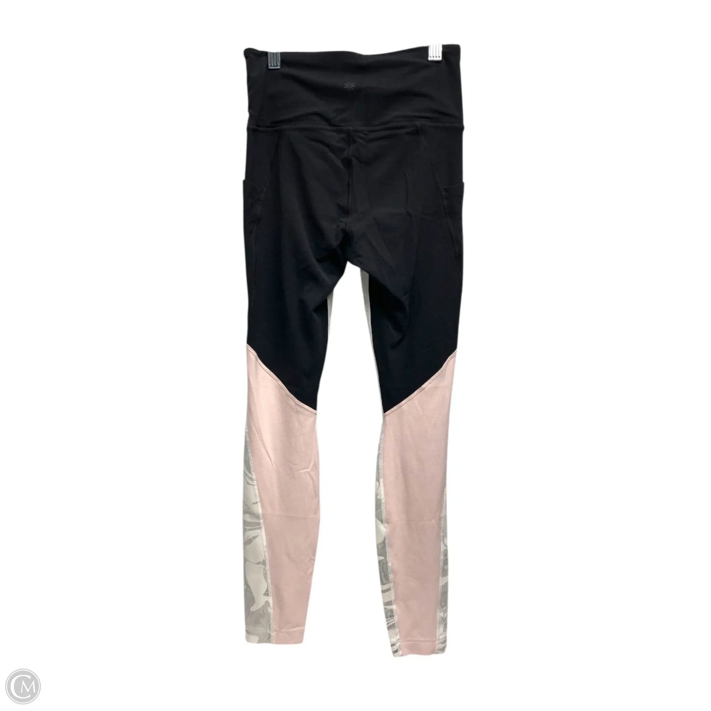 Athletic Leggings By Athleta In Black & White, Size: Xs